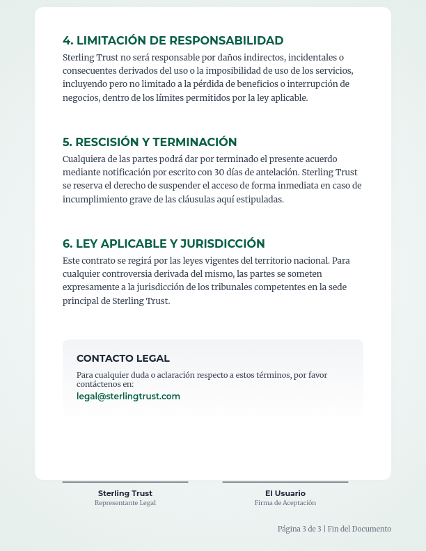 Condiciones de Uso para Plataformas Digitales