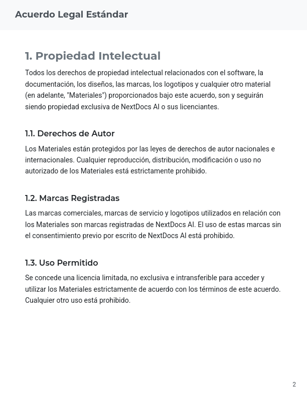Condiciones Generales de Uso del Servicio