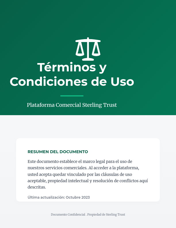 Condiciones Generales de Uso Comercial