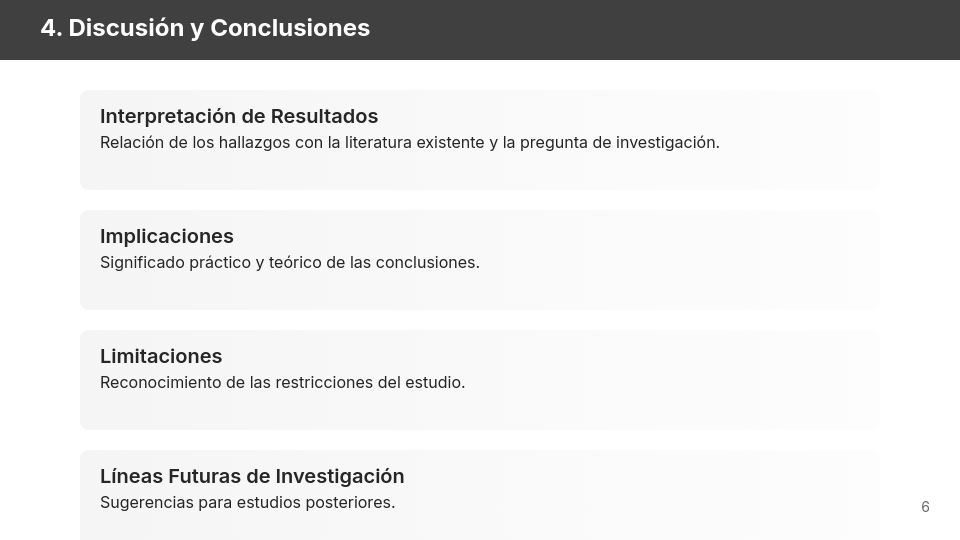 Investigación Científica Avanzada