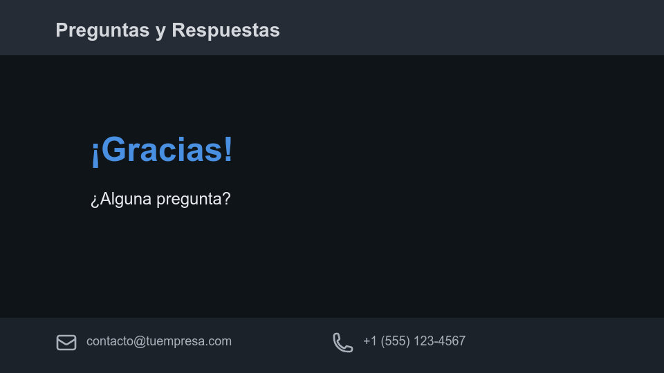 Reporte Ejecutivo para la Junta Directiva