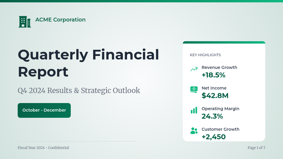 Análisis de Rendimiento y Salud Financiera