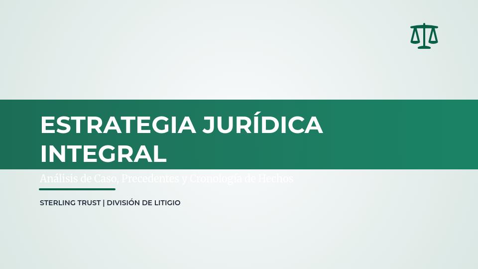 Estrategia de Defensa y Análisis de Litigio