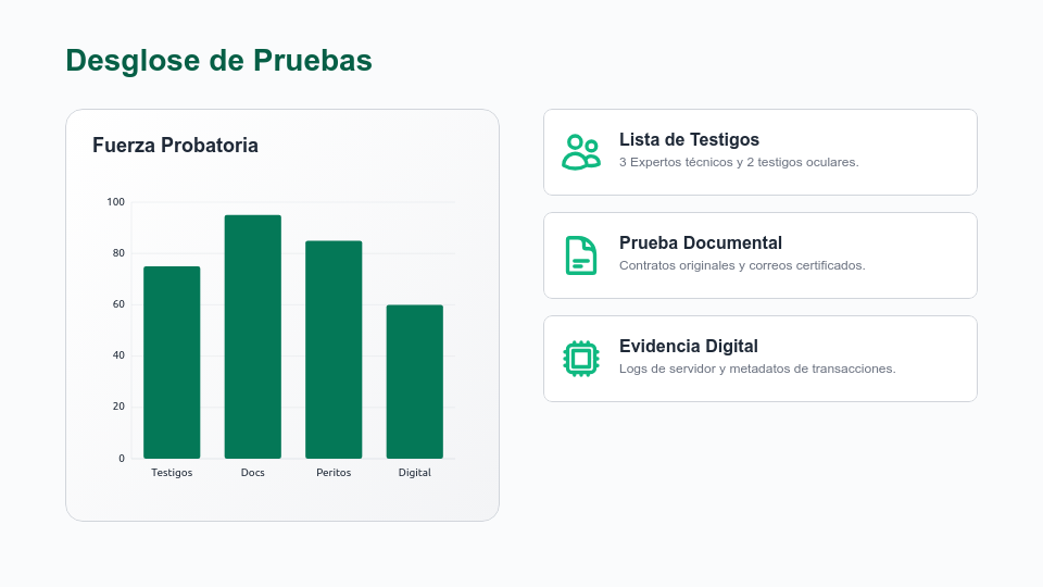 Estrategia de Defensa y Análisis de Litigio