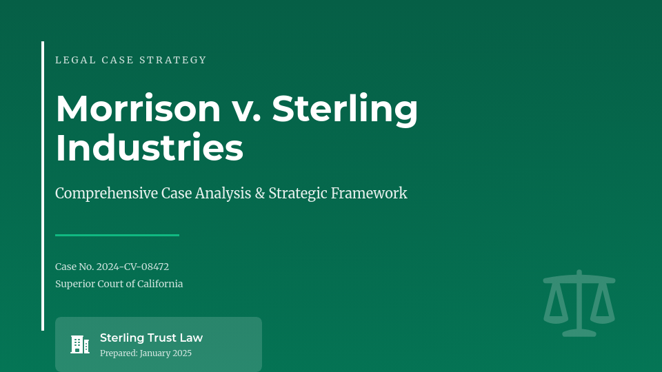 Estrategia de Defensa y Litigio