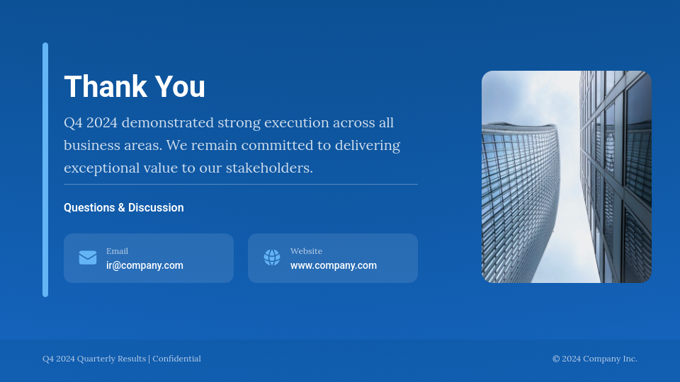 Resultados y Metas del Trimestre