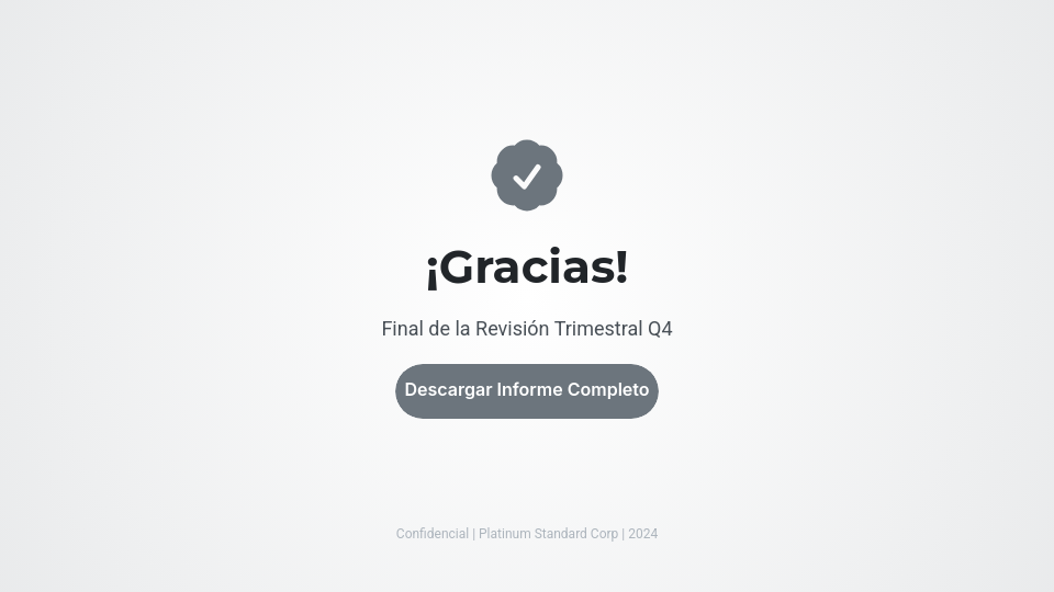 Informe de Rendimiento Trimestral Corporativo