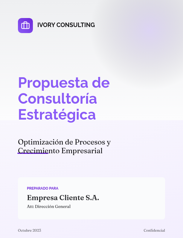 Propuesta de Consultoría Estratégica