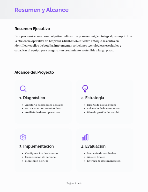 Propuesta de Consultoría Estratégica