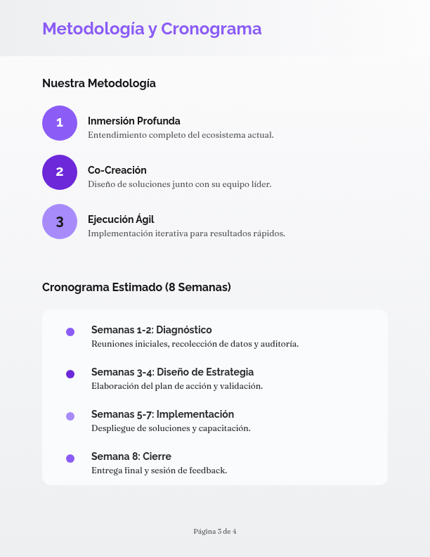 Propuesta de Consultoría Estratégica