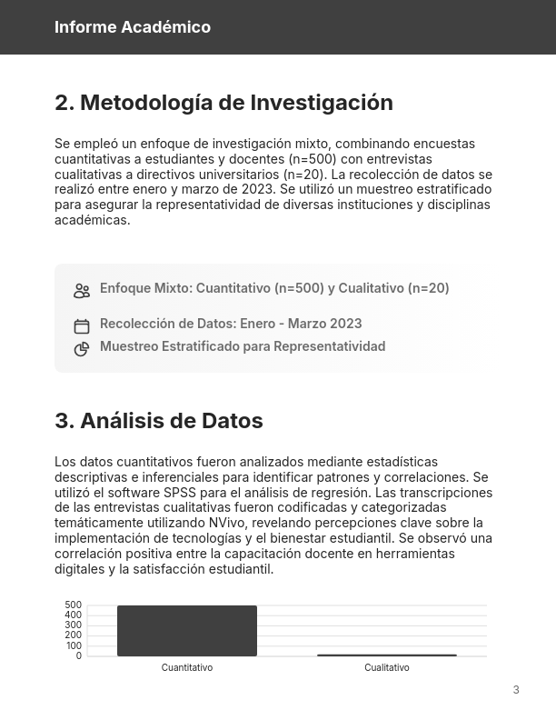 Investigación Académica Avanzada