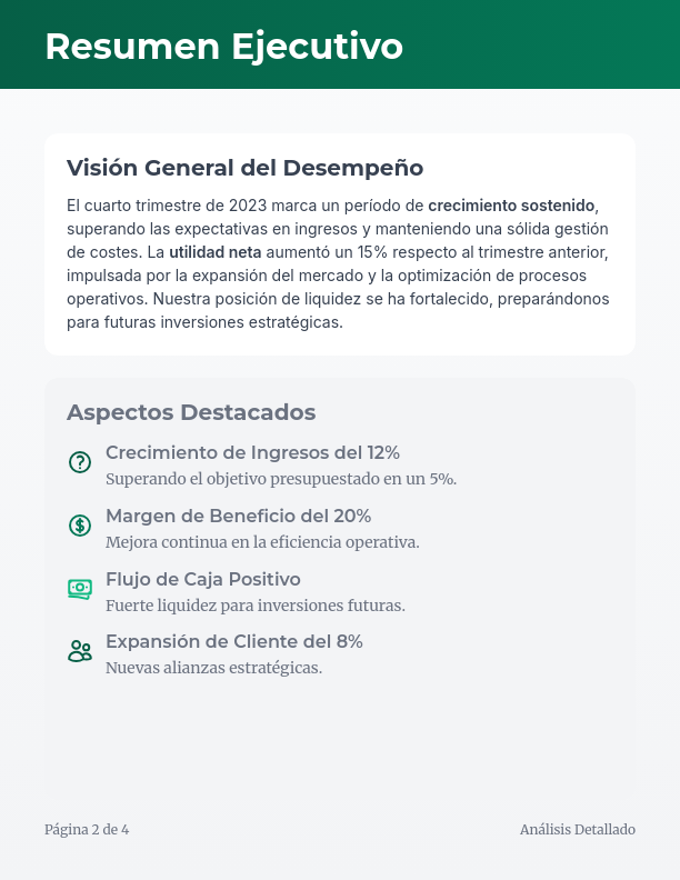 Análisis Financiero y Proyección de Ventas
