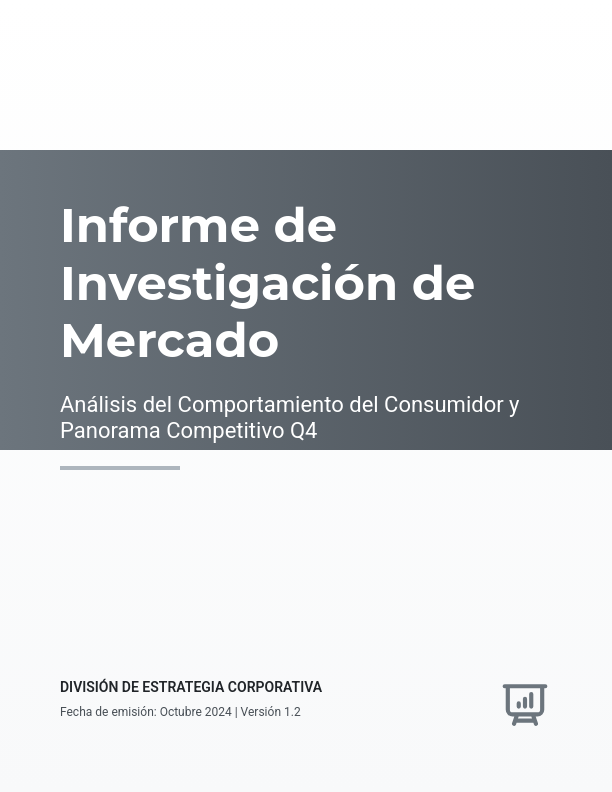 Estudio de Competencia y Consumidor