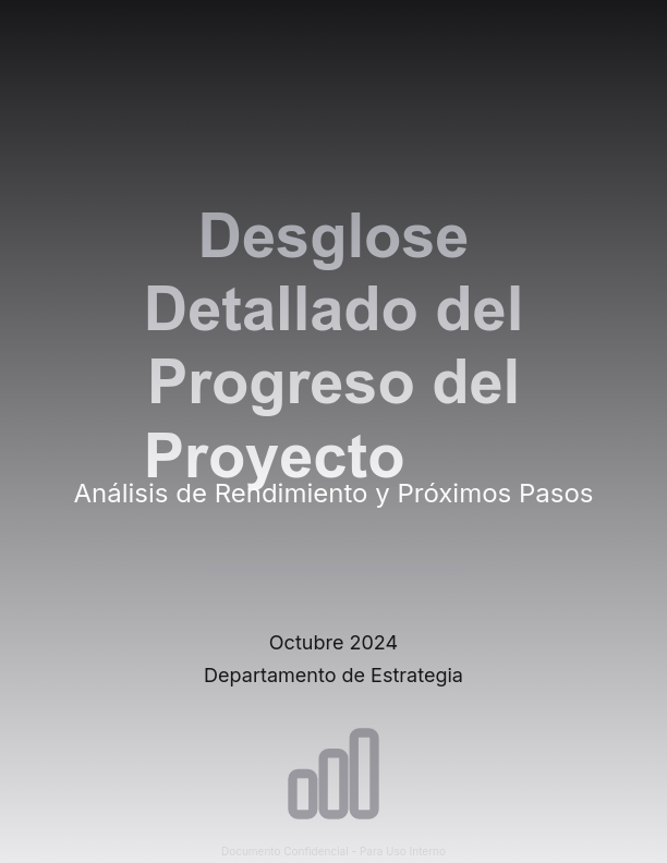 Informe de Avance y Estado del Proyecto