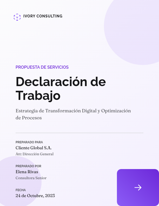 Servicios de Consultoría Estratégica y SOW