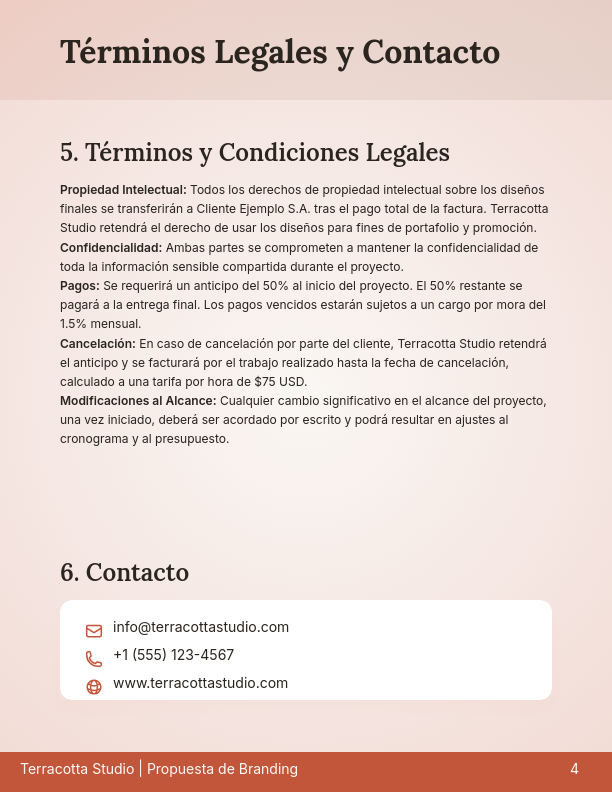 SOW para Proyecto de Diseño y Branding