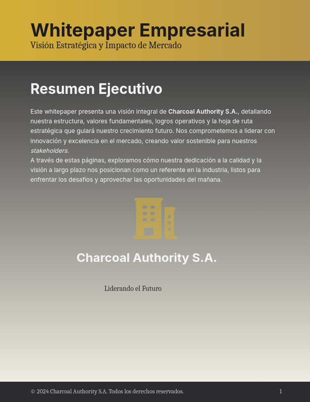 Perfil Institucional y Propuesta de Valor