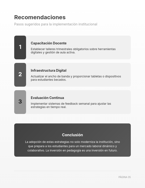 Estrategias de Innovación Educativa Moderna