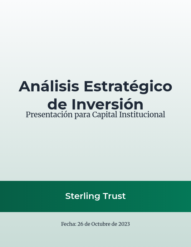 Análisis de Mercado y Tesis de Inversión