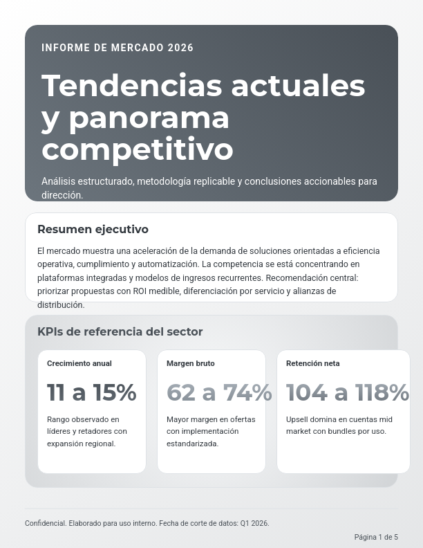 Perspectivas Estratégicas del Mercado Global
