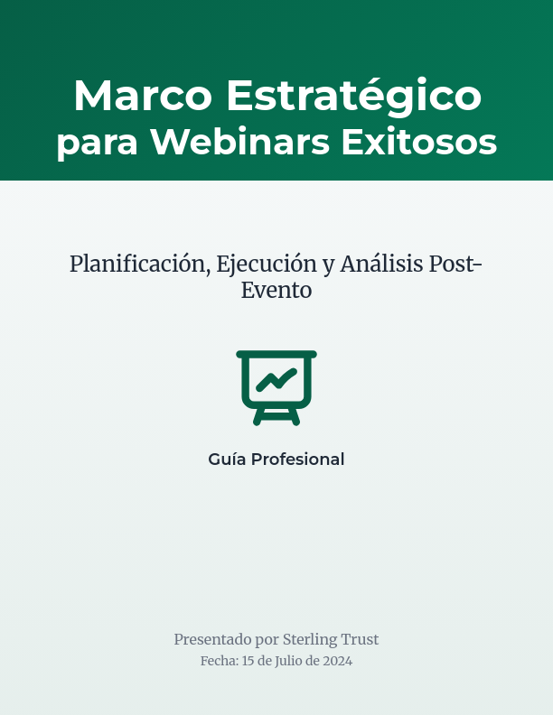 Dominio de Webinars: Estrategia y Conversión