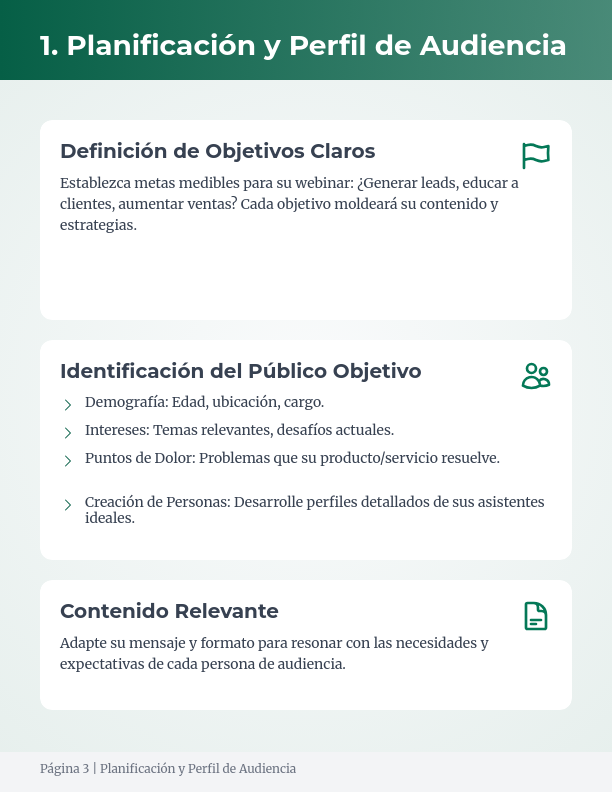 Dominio de Webinars: Estrategia y Conversión