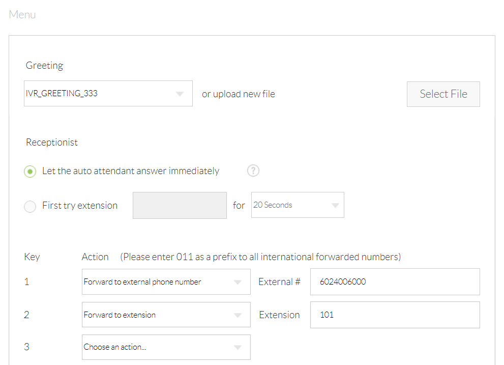 Nextiva How to Setup Auto Attendant Greeting