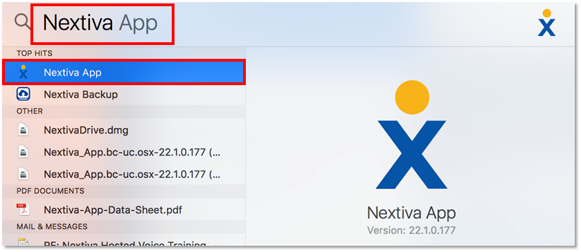 nextiva app download mac