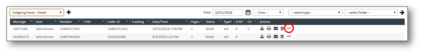 nextiva support fax