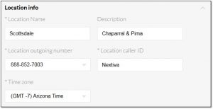 Creating locations in NextOS | Nextiva Support