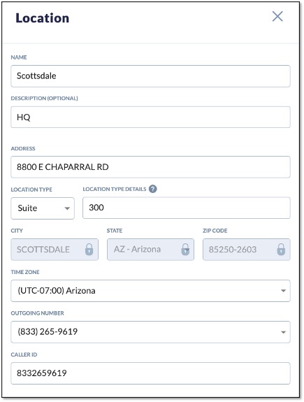 e911 address verification