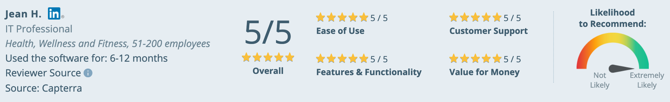 Nextiva Reviews: Capterra Review 5