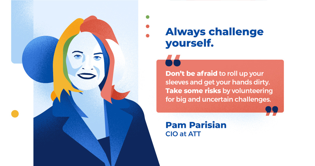 Illustration of Pam Parisian