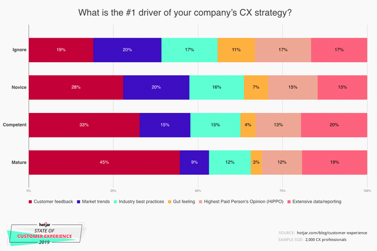 Customer Surveys' influence on Customer Experience (Hotjar)