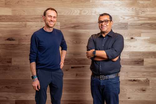 Tomas Gorny, Nextiva CEO, and Rohit Gupta, S360 CEO.