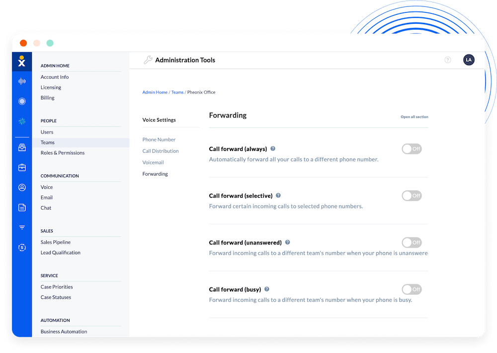 Nextiva adds new call forwarding features in NextOS.