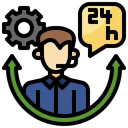 Customer support service icon