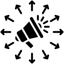 Market Reach Icon - Growth and Expansion Chart