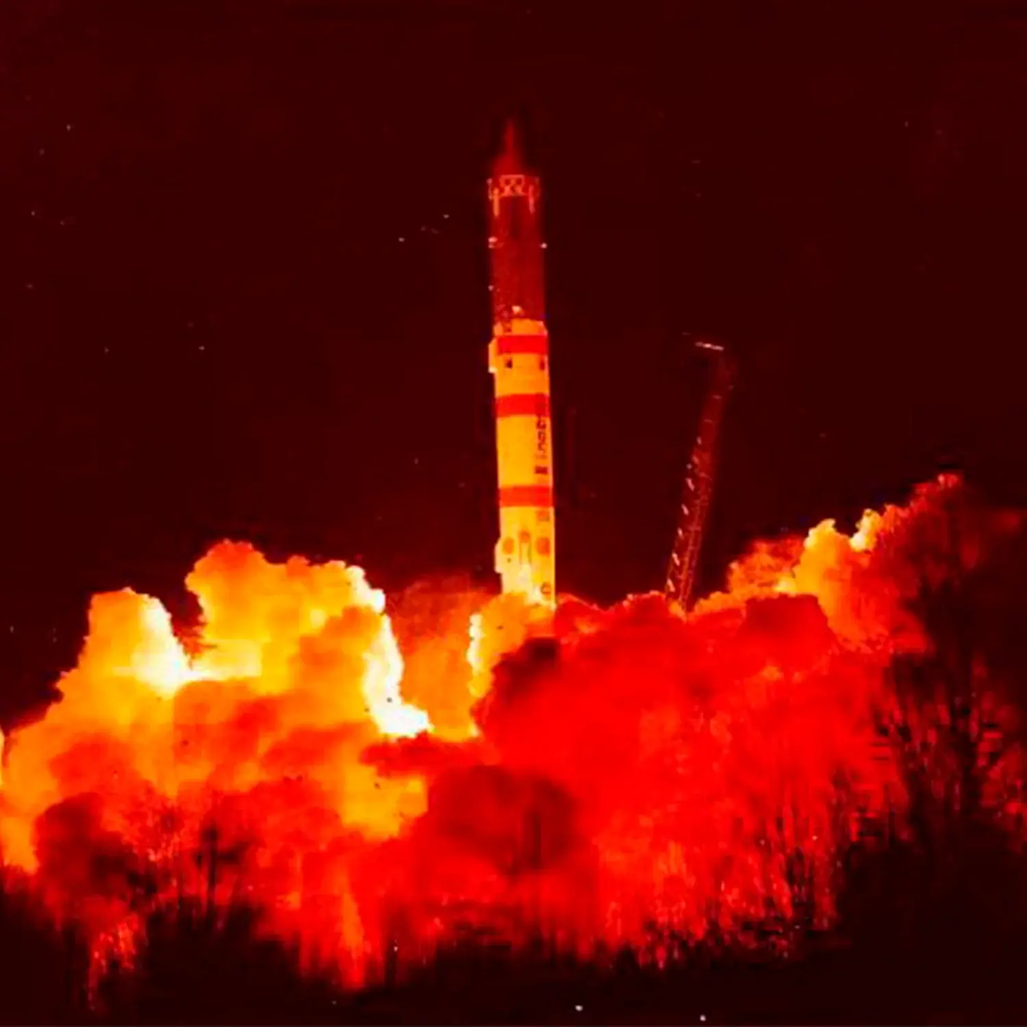rocket Cosmos-3 from Strategic Missile Forces of the USSR