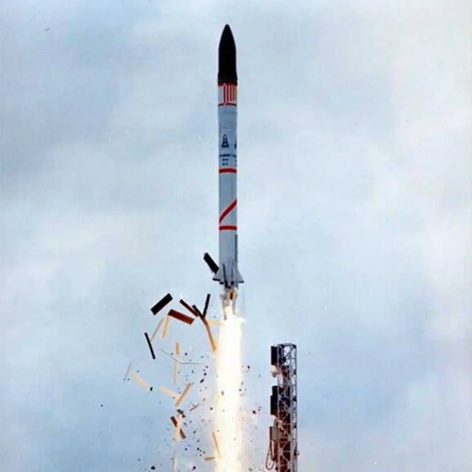 Diamant BP4 rocket by Aérospatiale