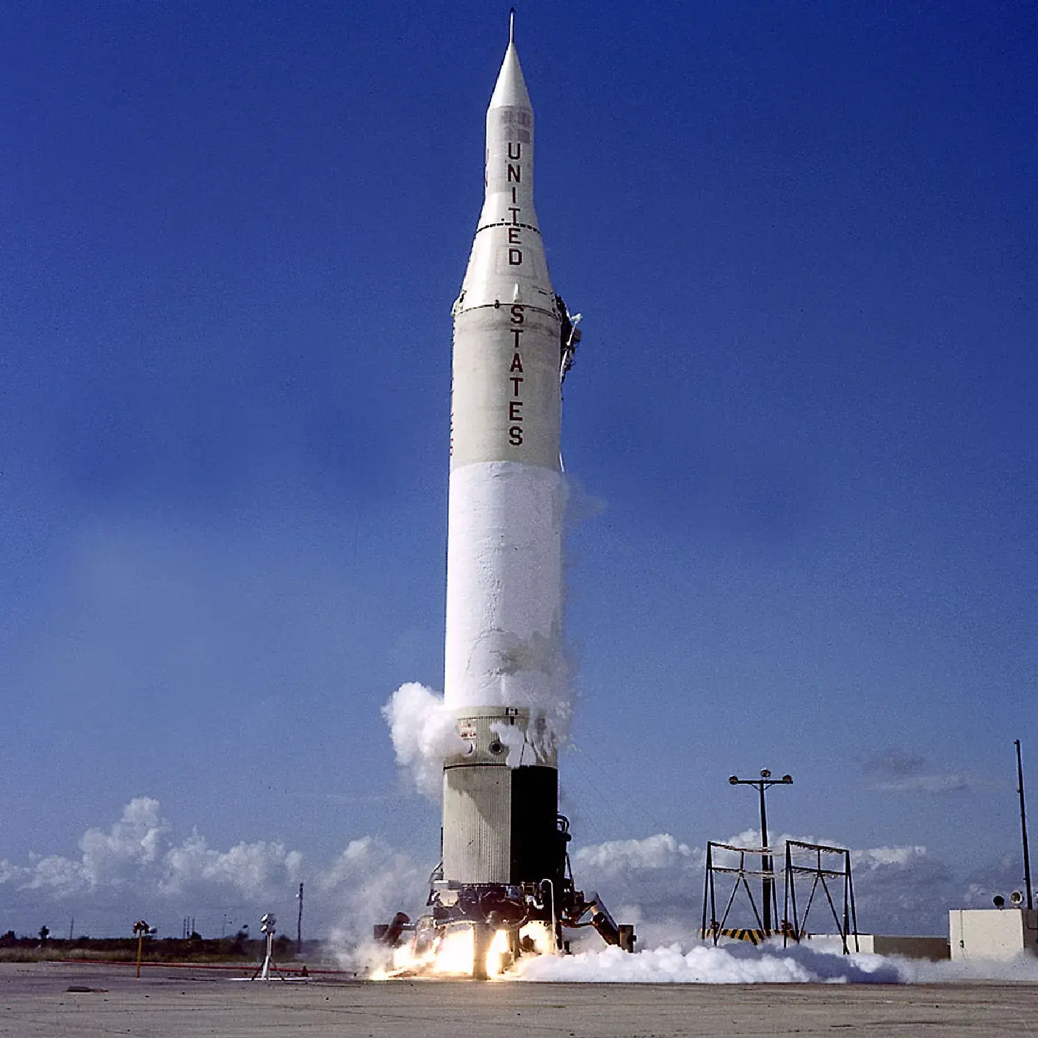 Juno II rocket by Army Ballistic Missile Agency