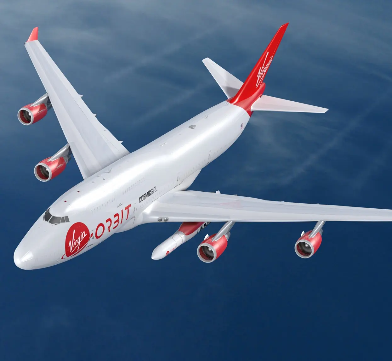 LauncherOne rocket by Virgin Orbit