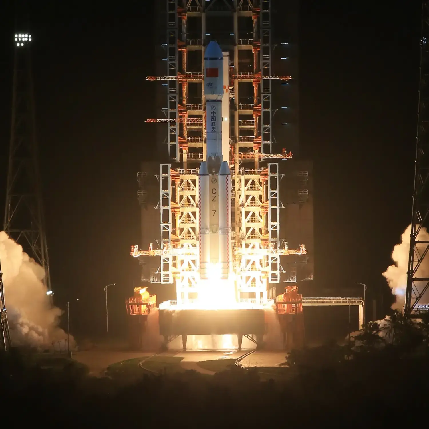 Long March 7 rocket by CASC