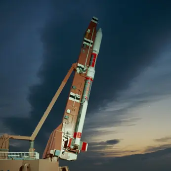 Mu-III S rocket by Institute of Space and Aeronautical Science