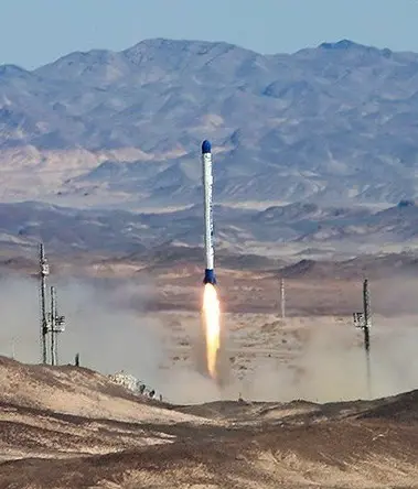 rocket Safir 1 from Iranian Space Agency