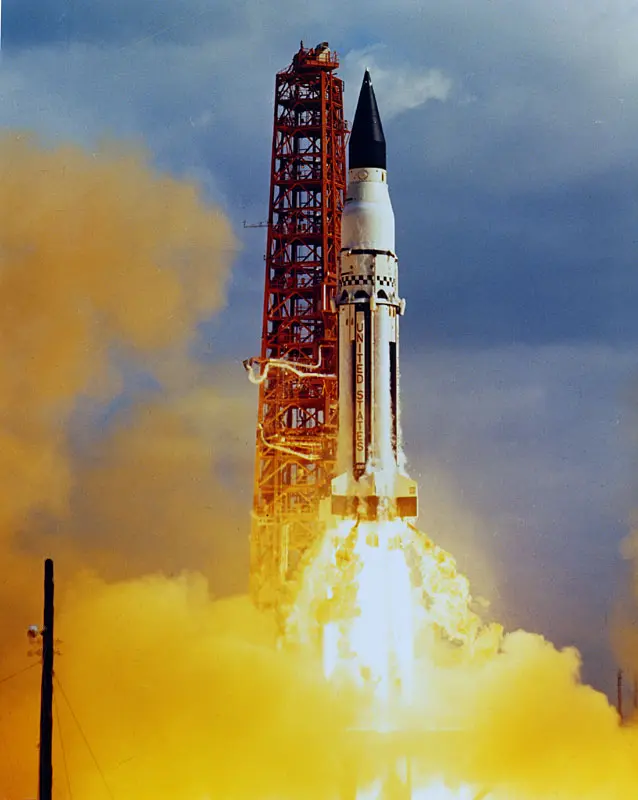 rocket Saturn I from National Aeronautics and Space Administration