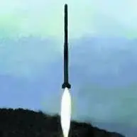 rocket Taepodong 1 from Korean Committee of Space Technology