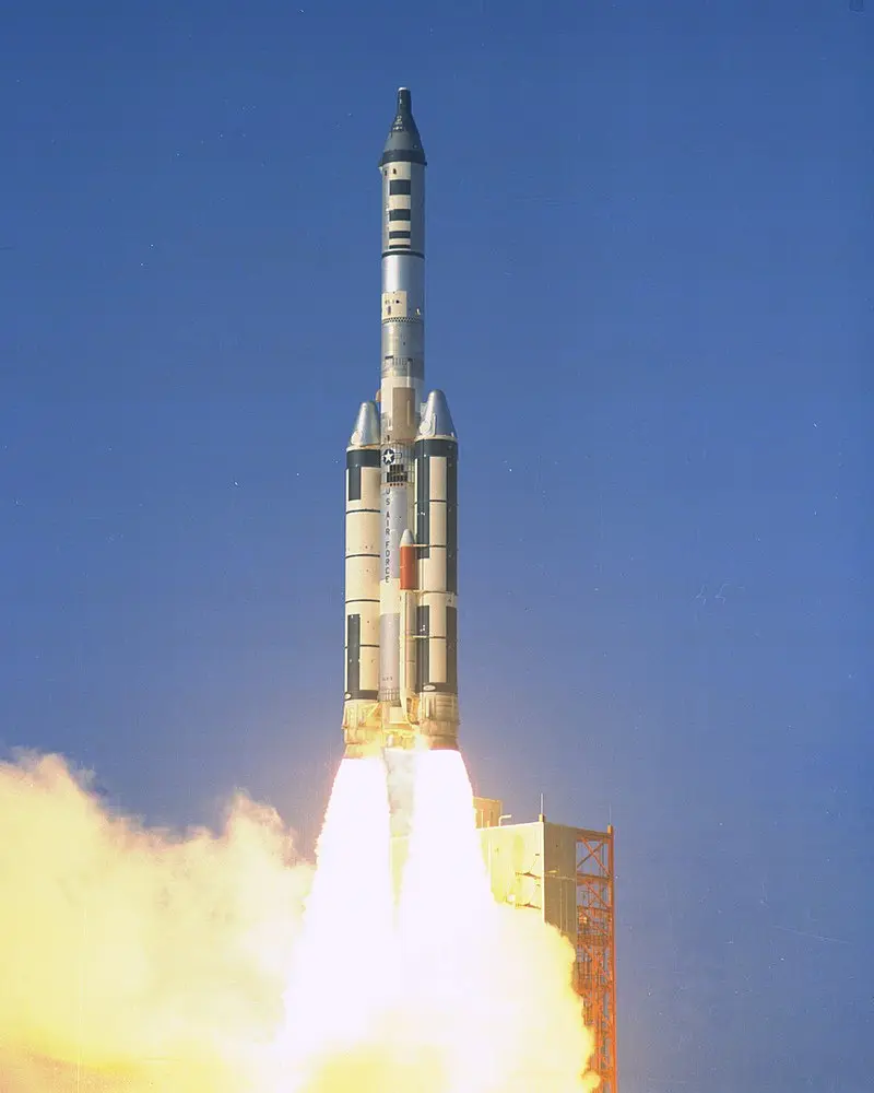 Titan IIIC rocket by United States Air Force