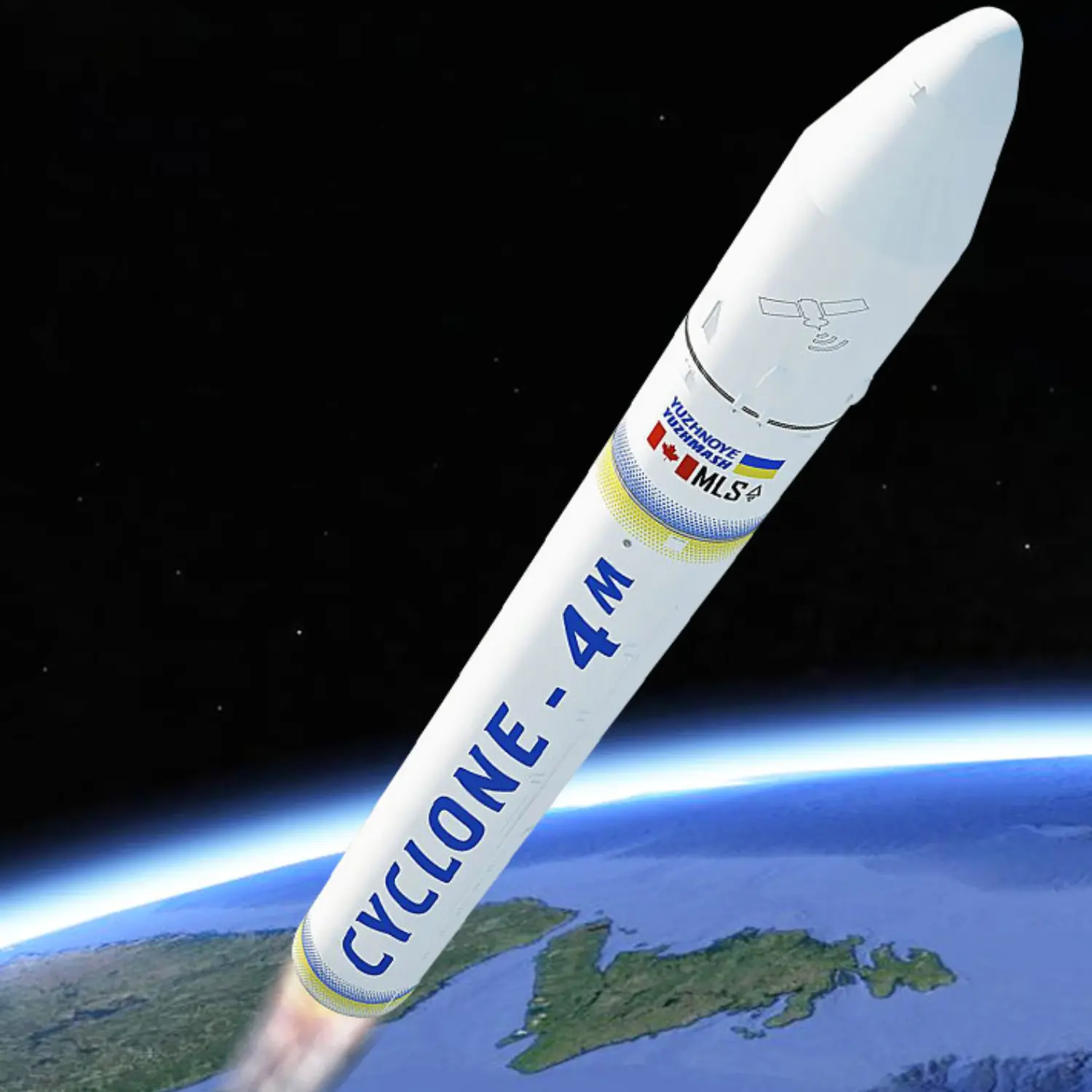 rocket Cyclone-4M from Yuzhnoye