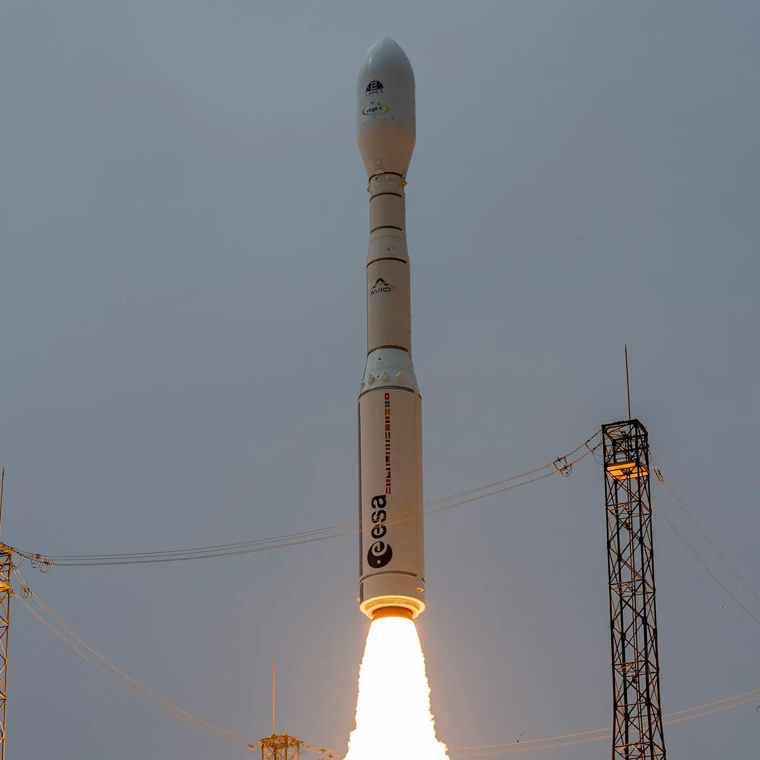 Vega C rocket by European Space Agency